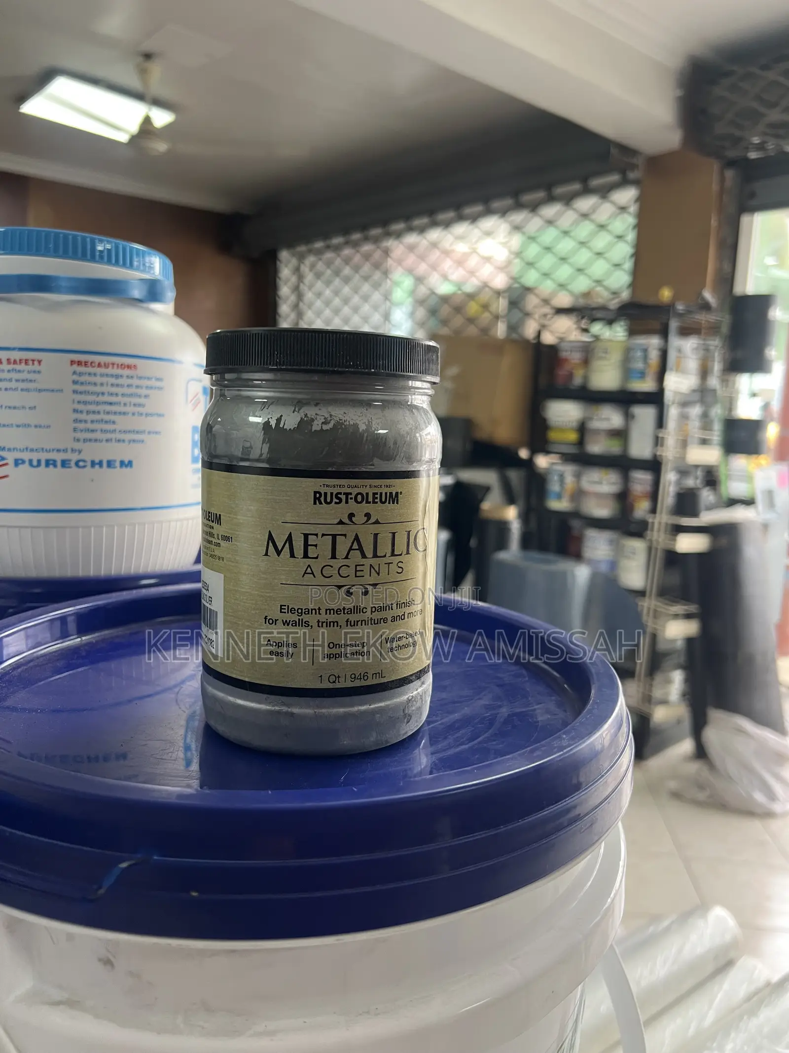 Rust Oleum Metallic Accent Water Base Decorative Paint
