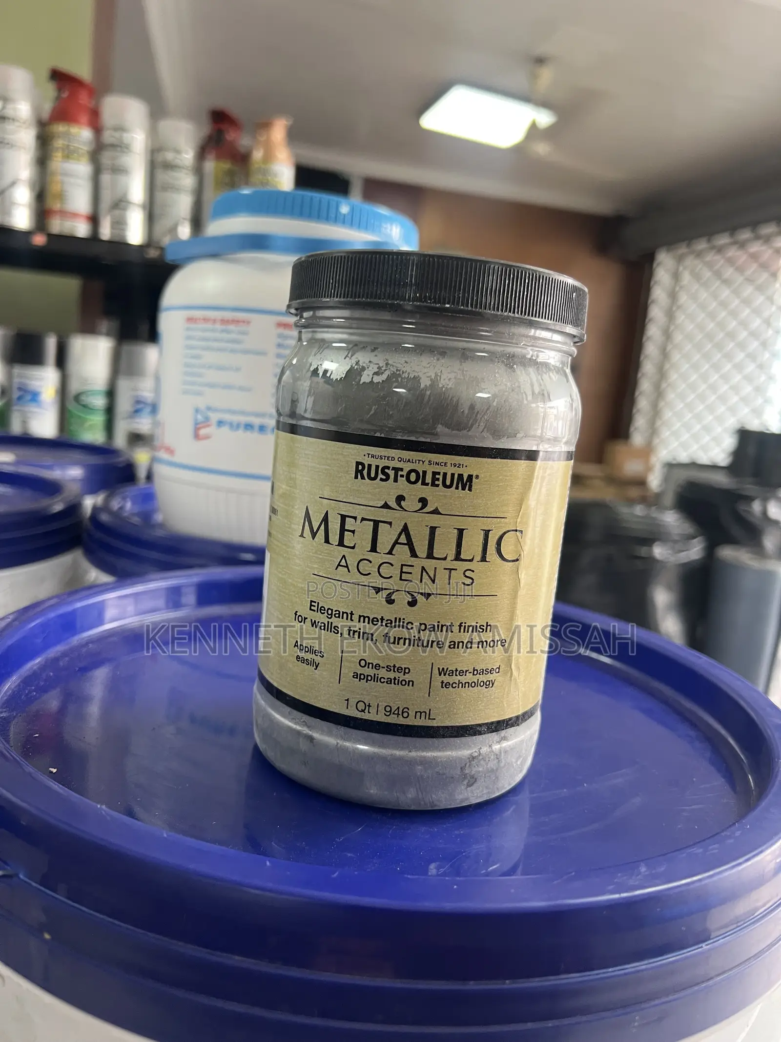 Rust Oleum Metallic Accent Water Base Decorative Paint