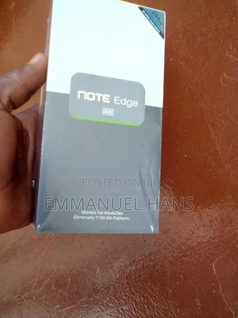 New Infinix Note Edge 256 GB Black