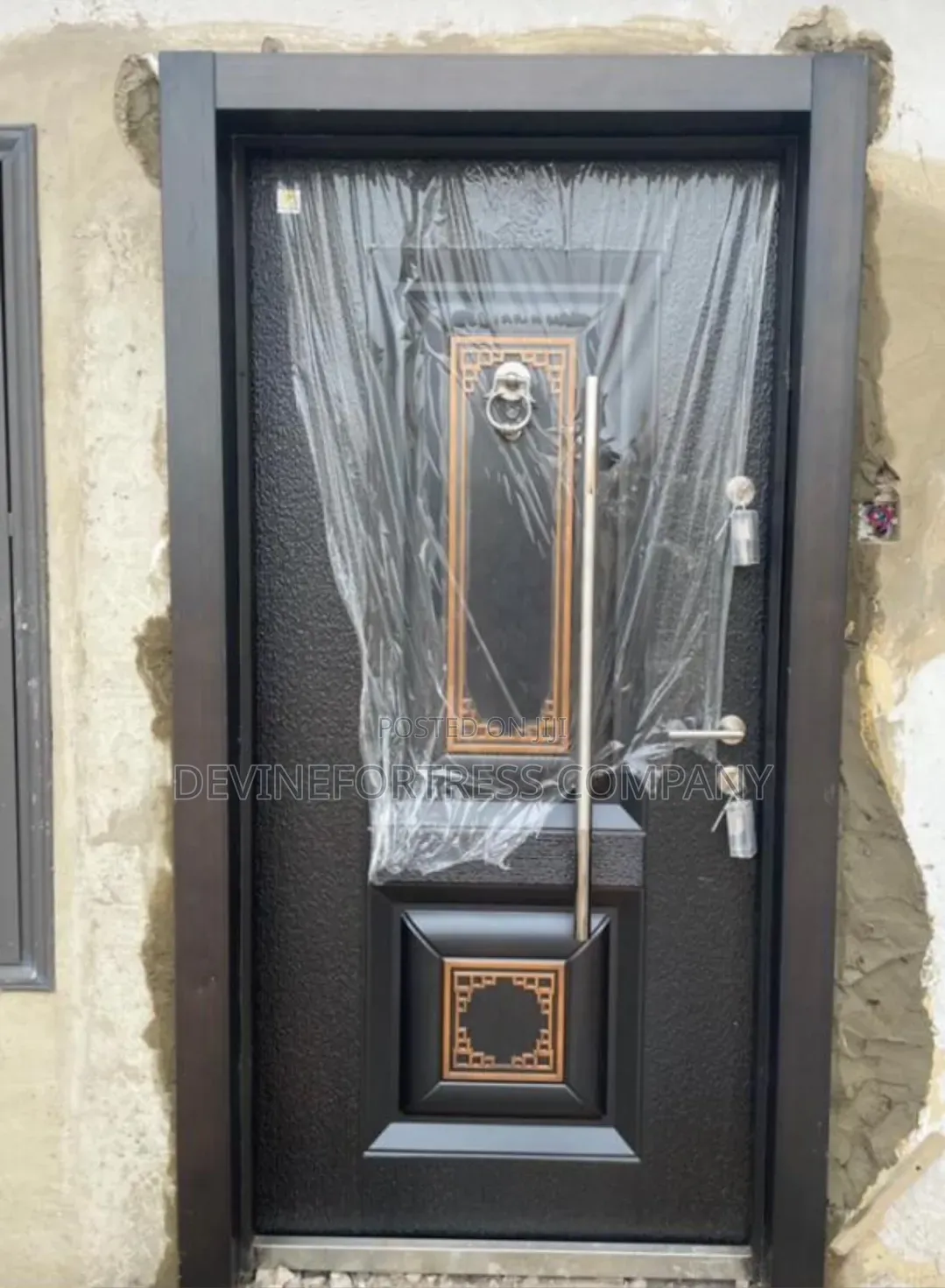 High Quality Paladin Single Turkish Doors Gray/Black