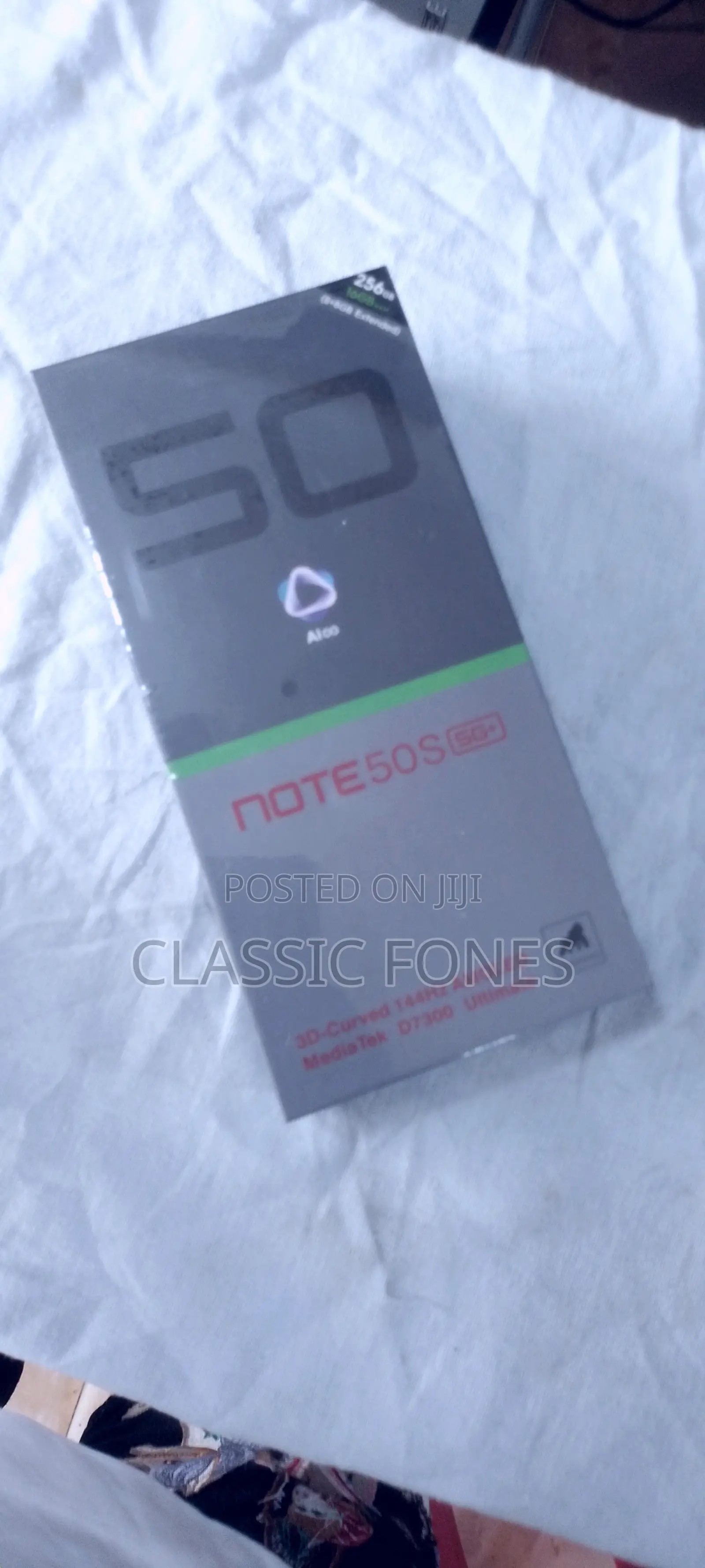 New Infinix Note 50s 256 GB Black
