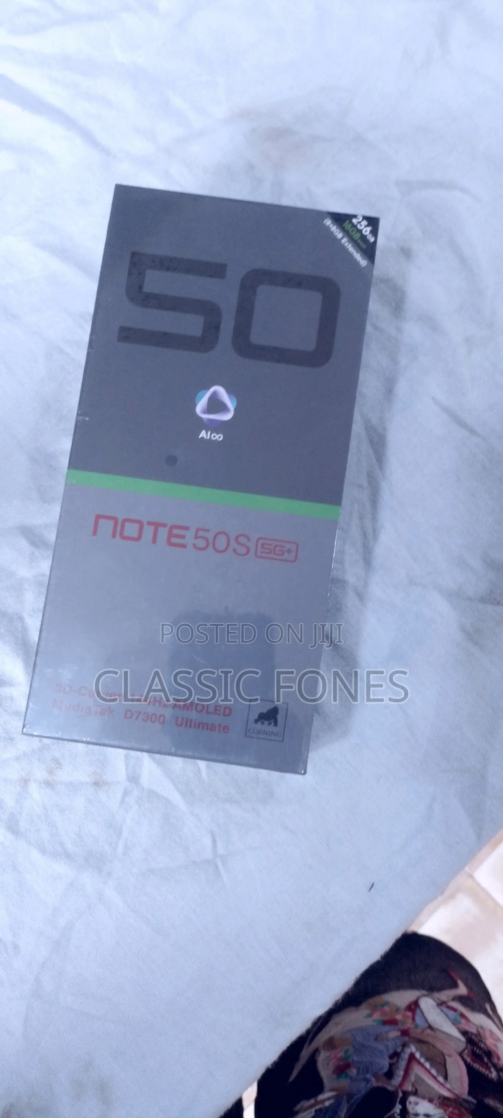 New Infinix Note 50s 256 GB Black