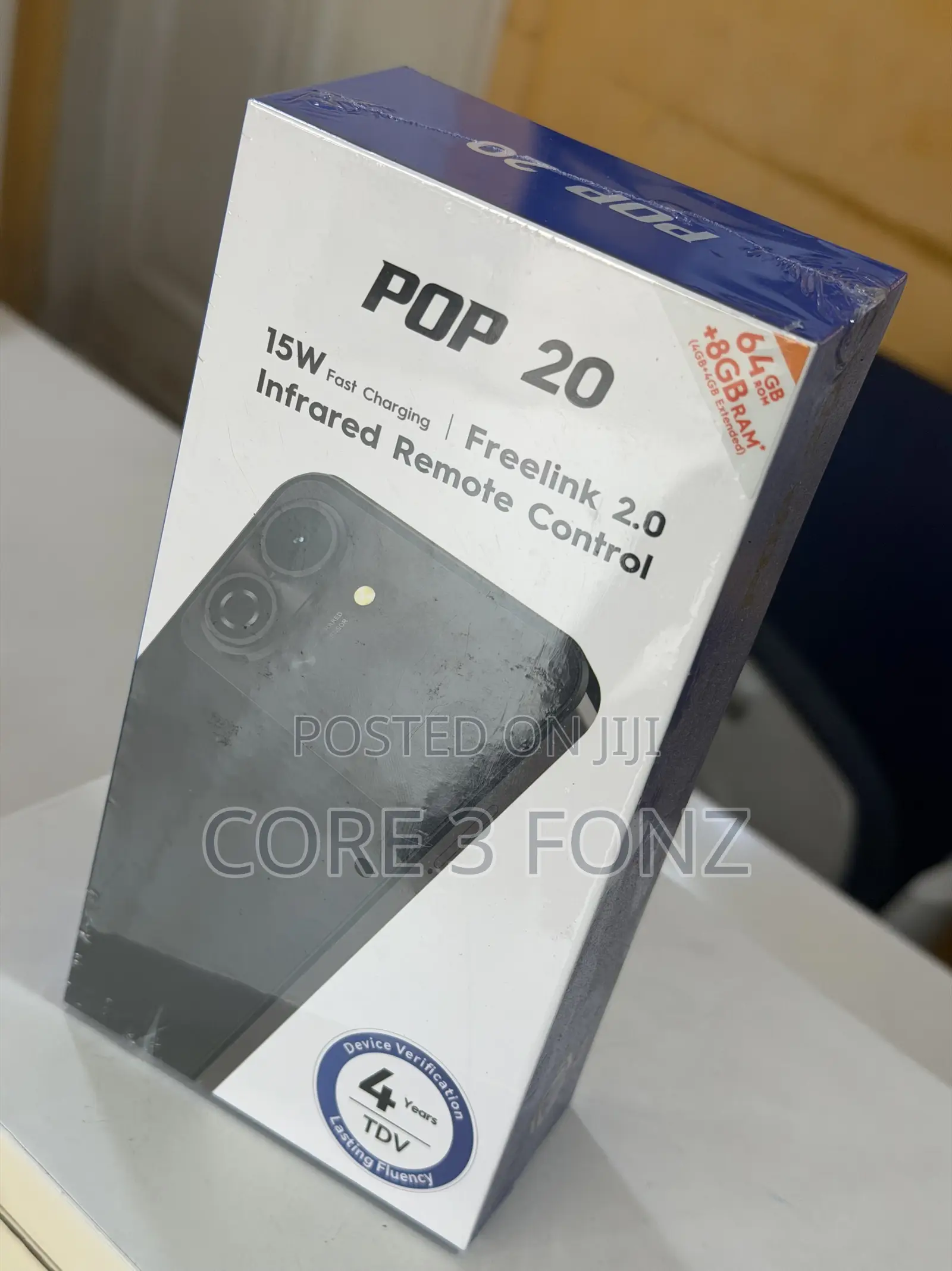 New Tecno Pop 20 64 GB Black