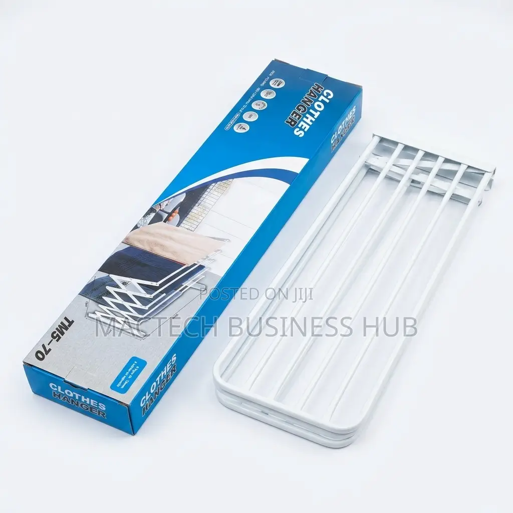 Wall-Mounted Folding Clothes Drying Rack