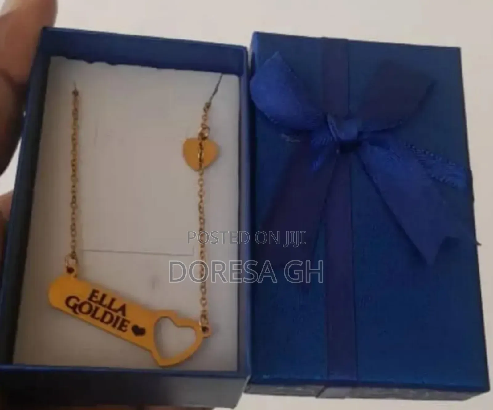Stainless Steel Ladies Name Necklace – Personalized Gift in Ghana