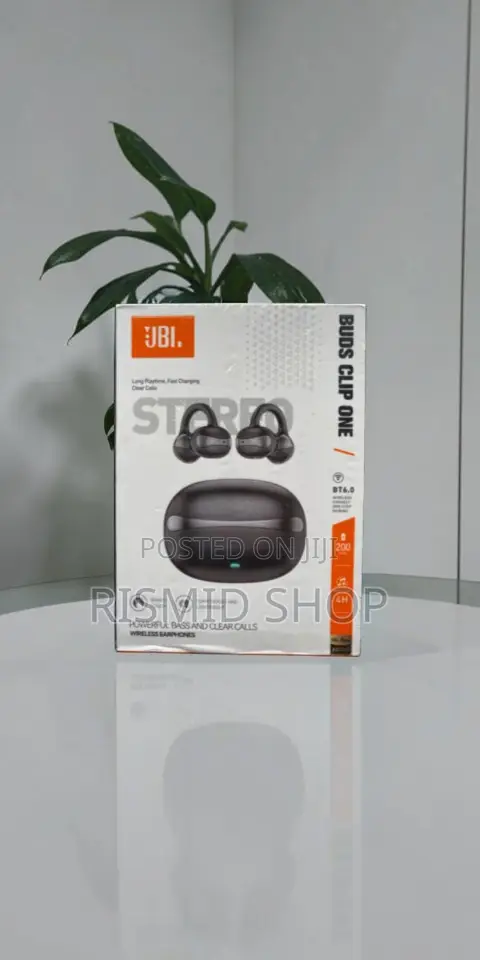 JBL Buds Clip One Secure-Fit Bluetooth Earphones