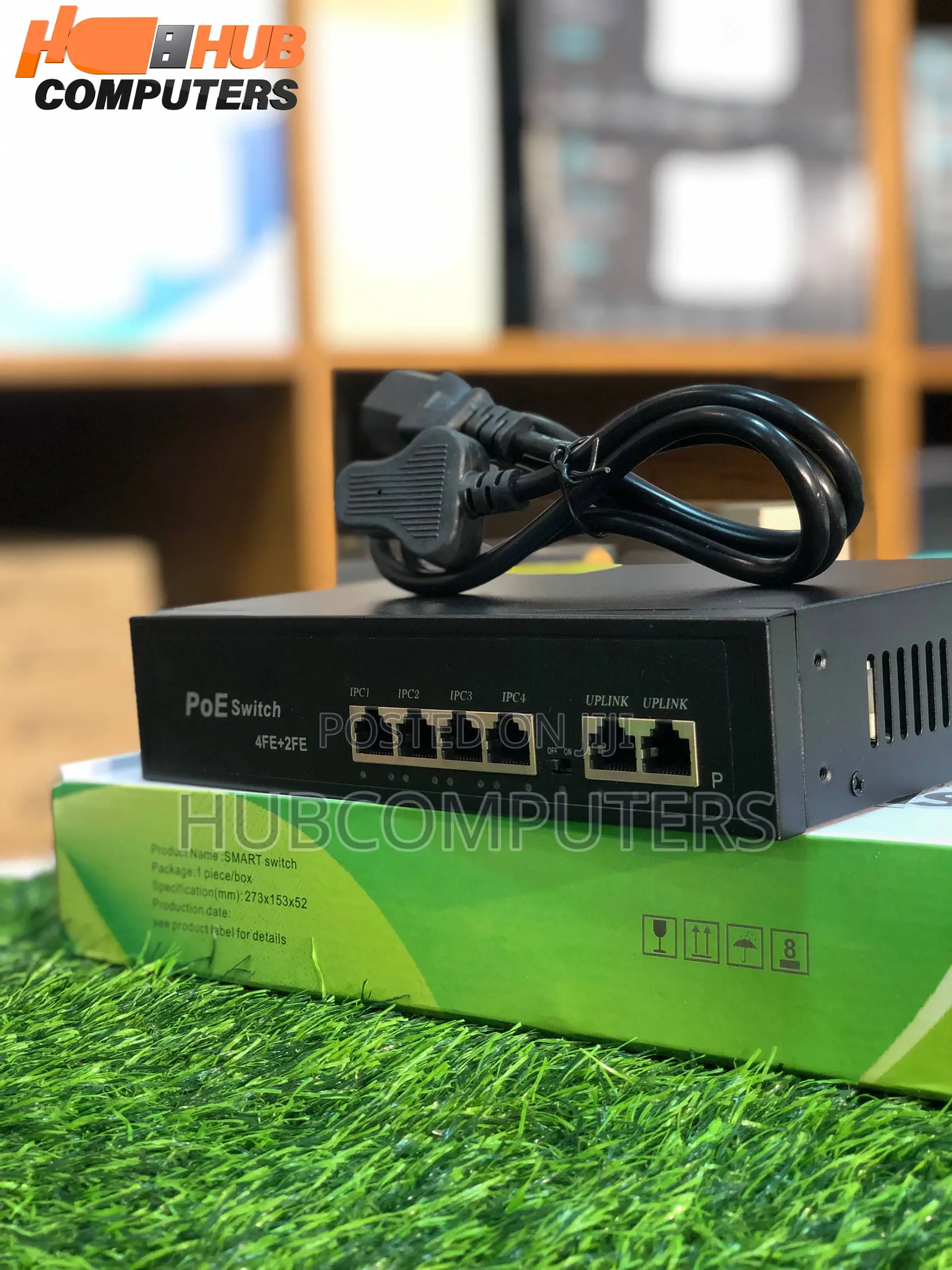 Standard Generic 4 Port Smart Poe Switch + 2 Uplink