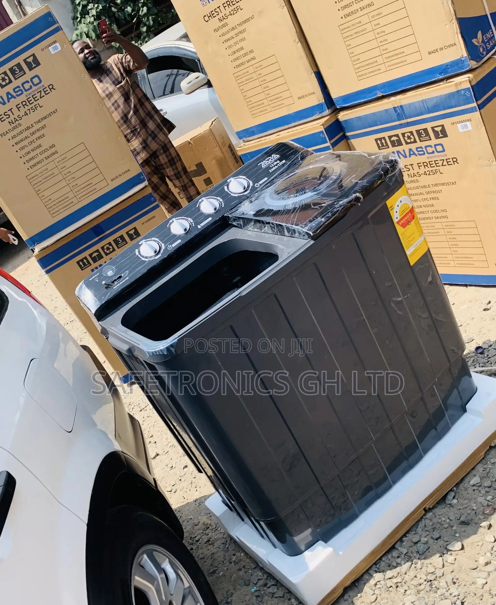 Check Out Zara 13KG Semi Automatic Washing Machine – Twin Tub