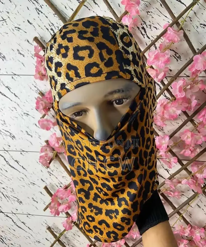 Light Weight New Leopard Print Color Stretchy Balaclava Ski Mask