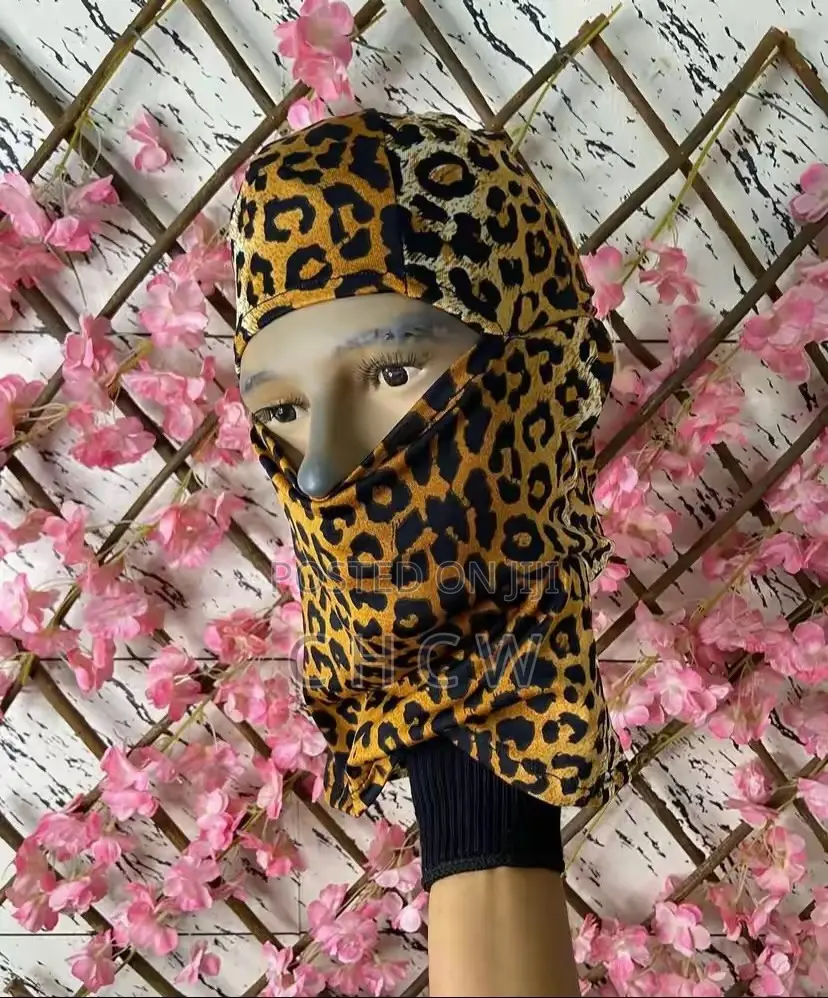 Light Weight New Leopard Print Color Stretchy Balaclava Ski Mask