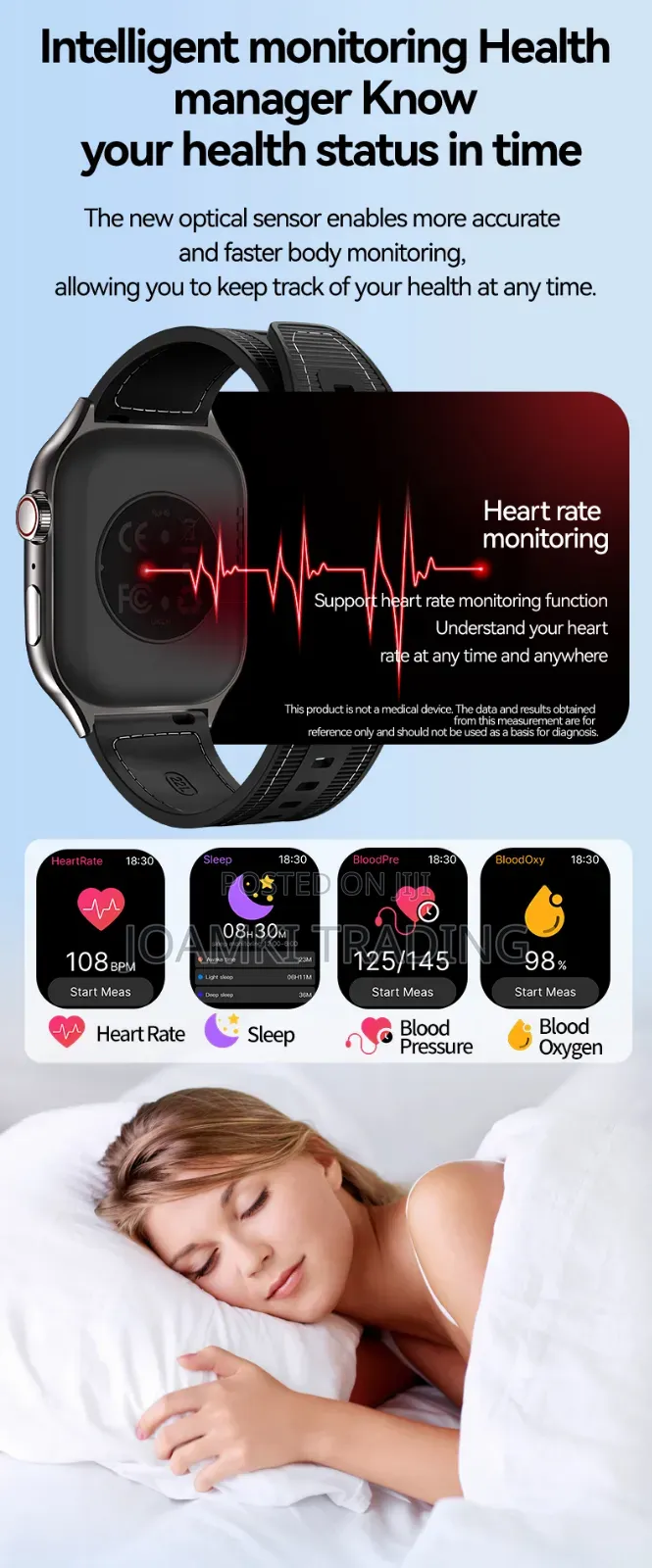 2.01" Curved Screen Smartwatch Men, Women, Bt Call,