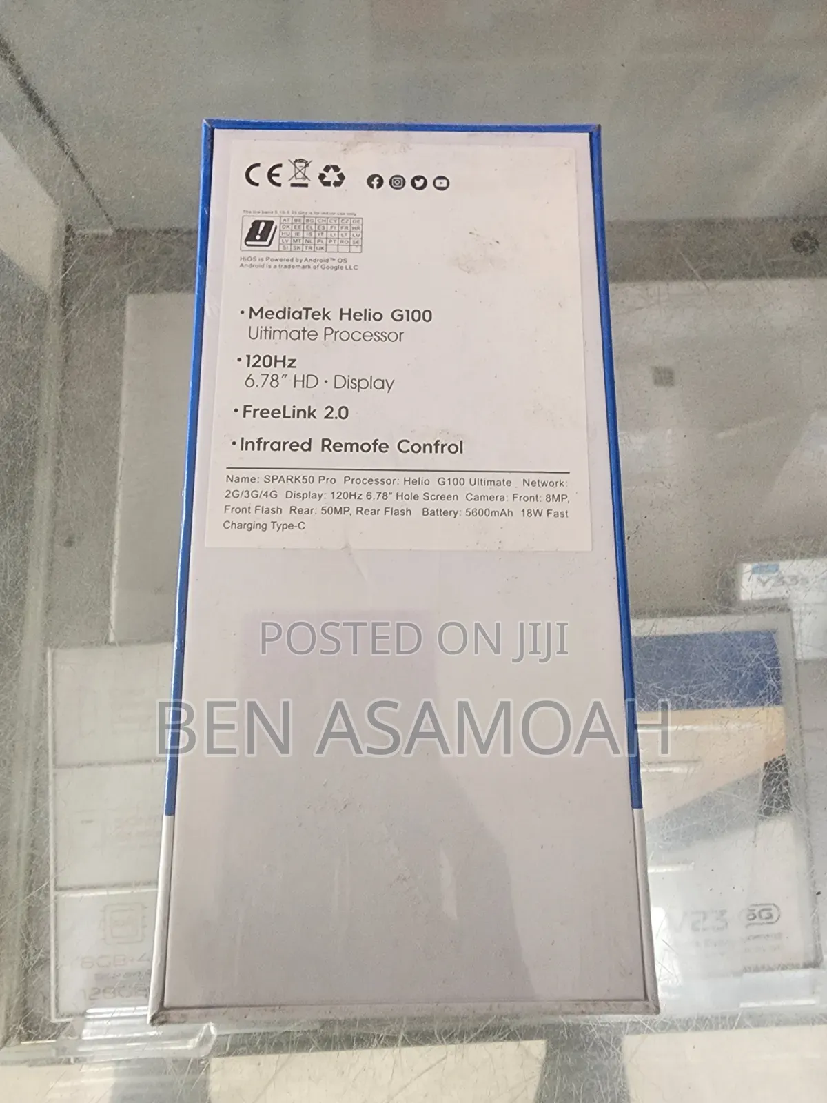 New Tecno Spark 50 Pro 256 GB Black