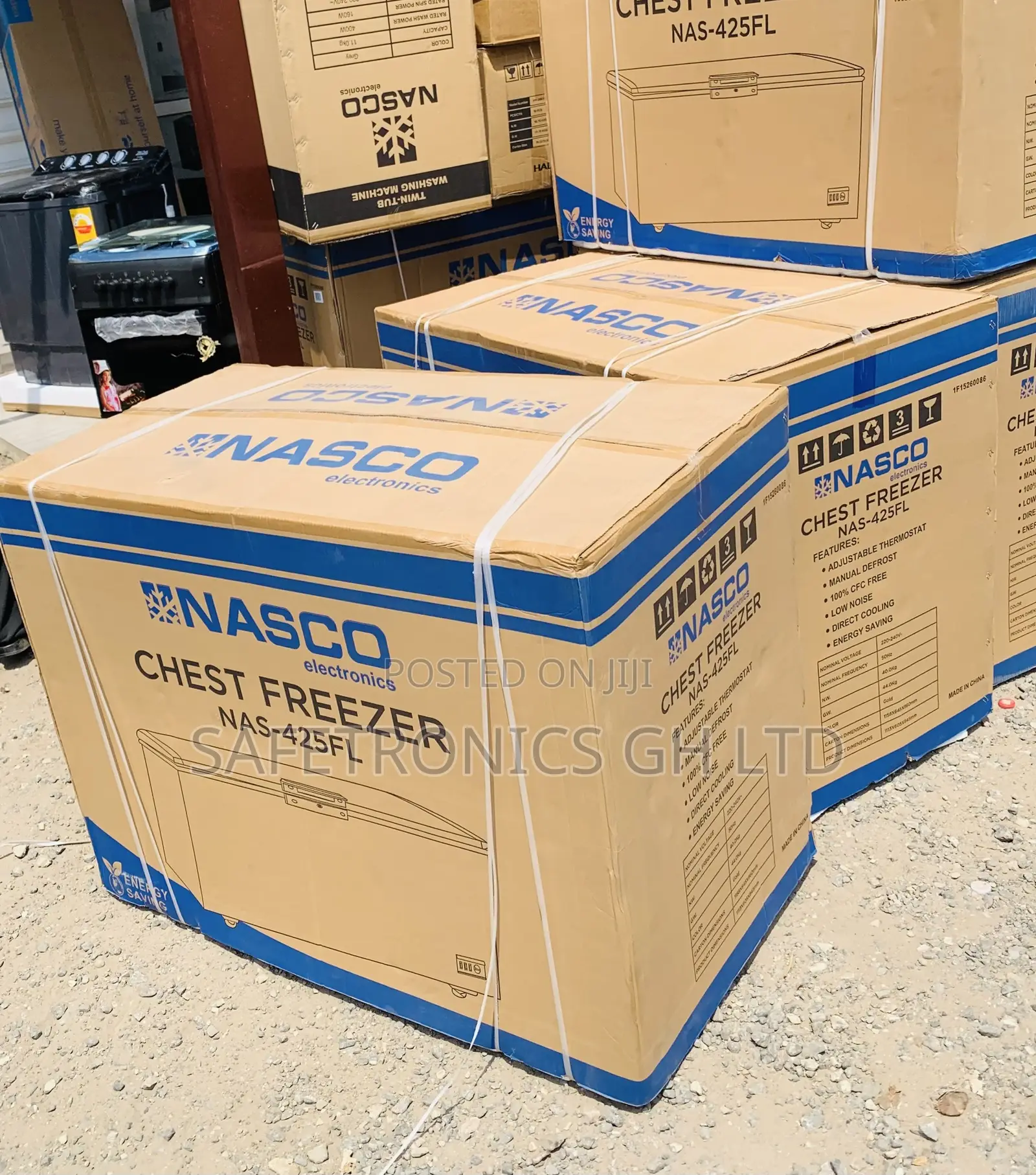 Neatly Order NASCO-318-LTRS-CHEST-FREEZER-NAS-425FL-G