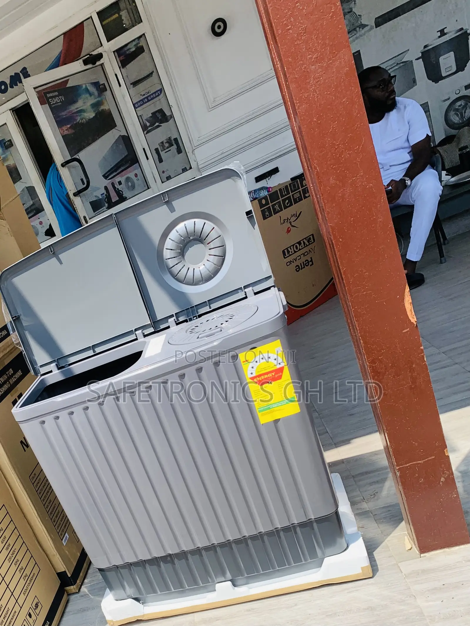Sealed New Nasco 11kg Twin Tub Washing Machine