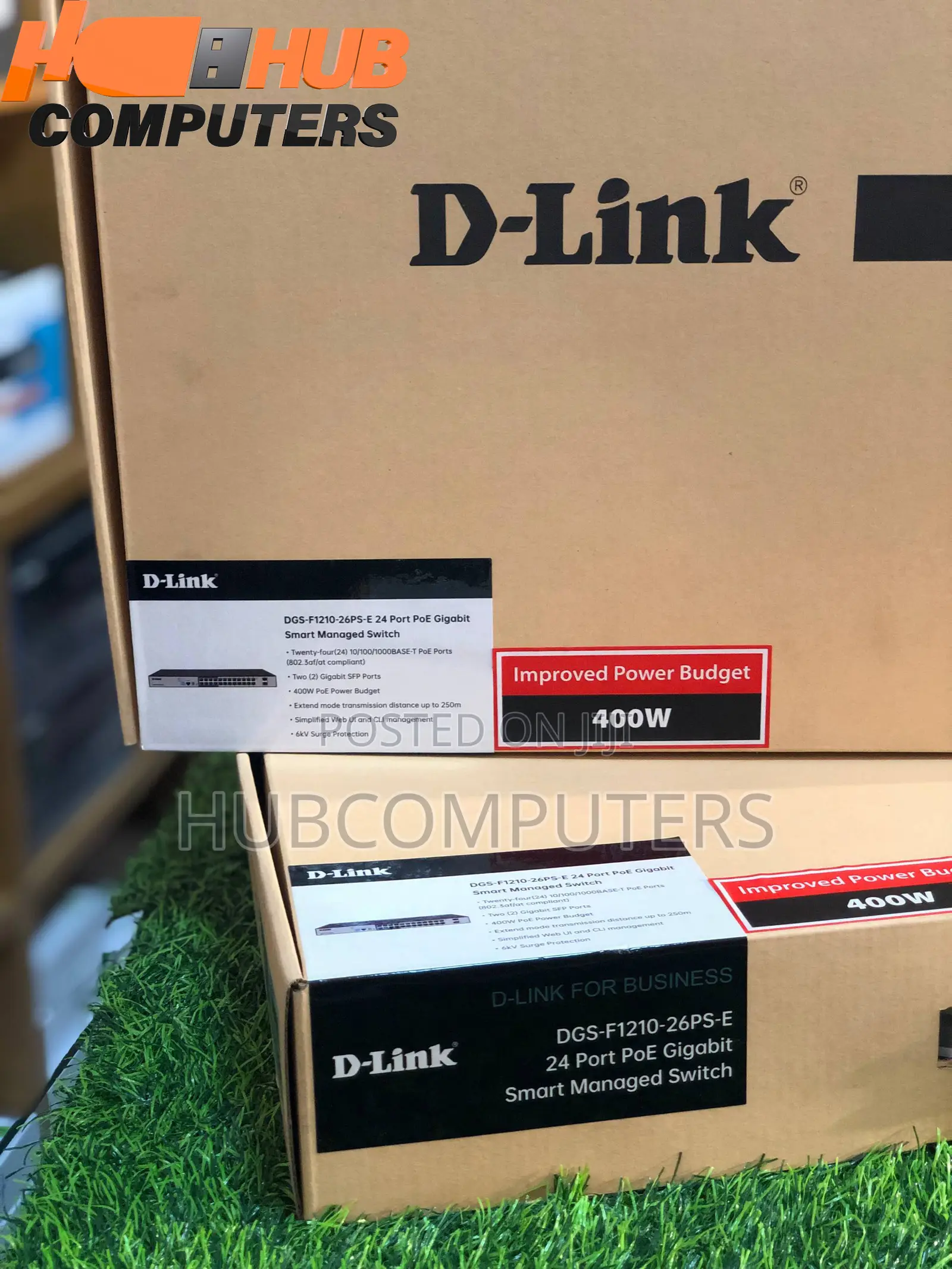 D-Link 24 Port Poe + Gigabit Switch [Smart Managed] DGS-F1210-26ps-E
