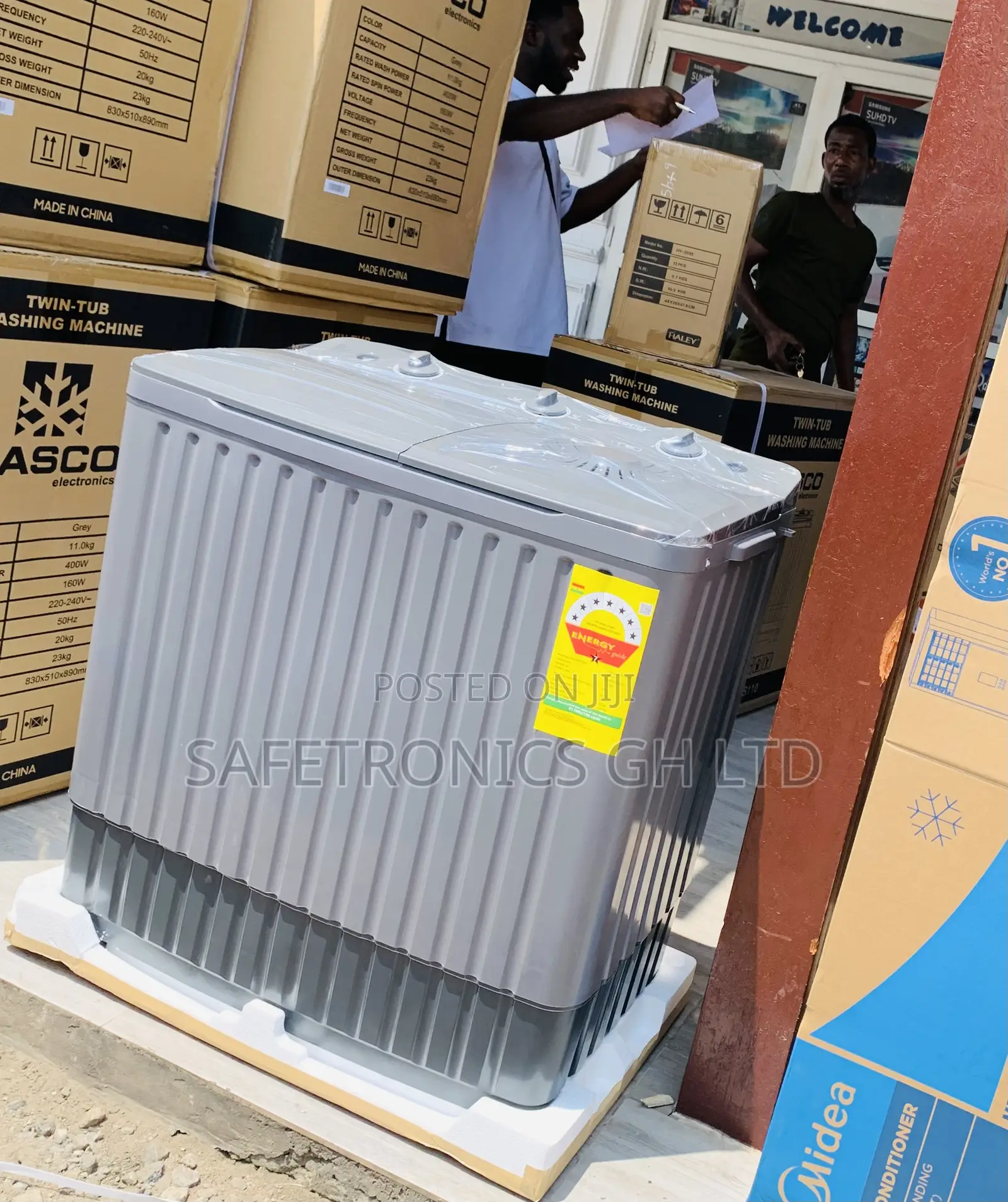 Order Fast Nasco 11kg Twin Tub Washing Machine