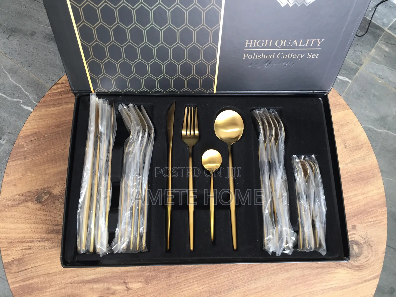Gold Cutlery Set