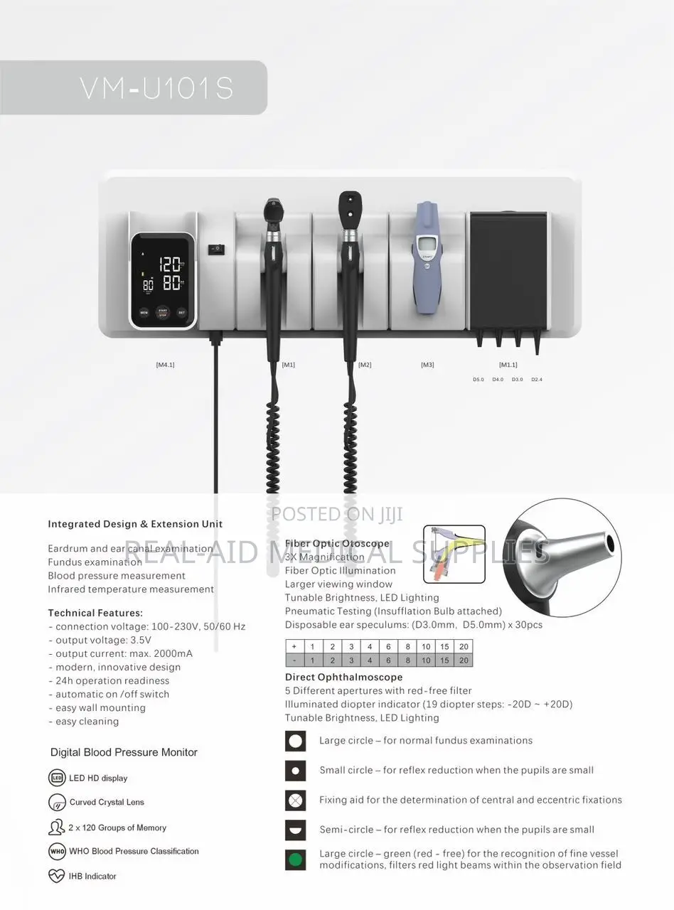 Diagnostic Set Wall Mounted