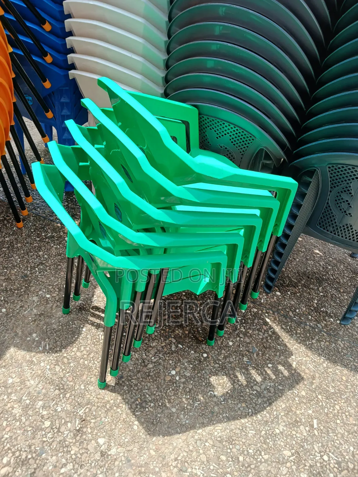 Durable Green Plastic Chair for Sale
