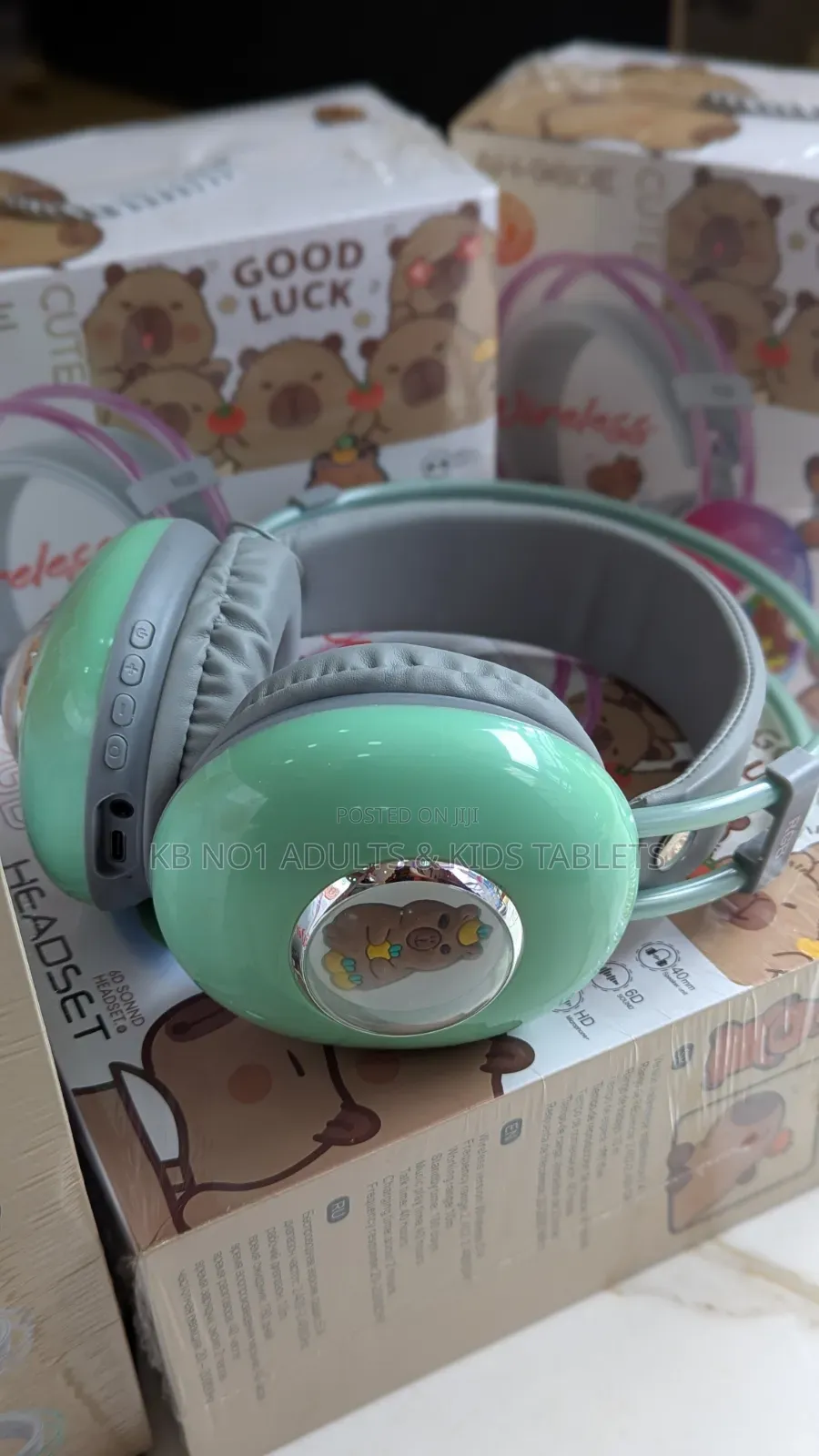 Wireless RGB Gaming Bluetooth Headset, Noise Reduction for Kids