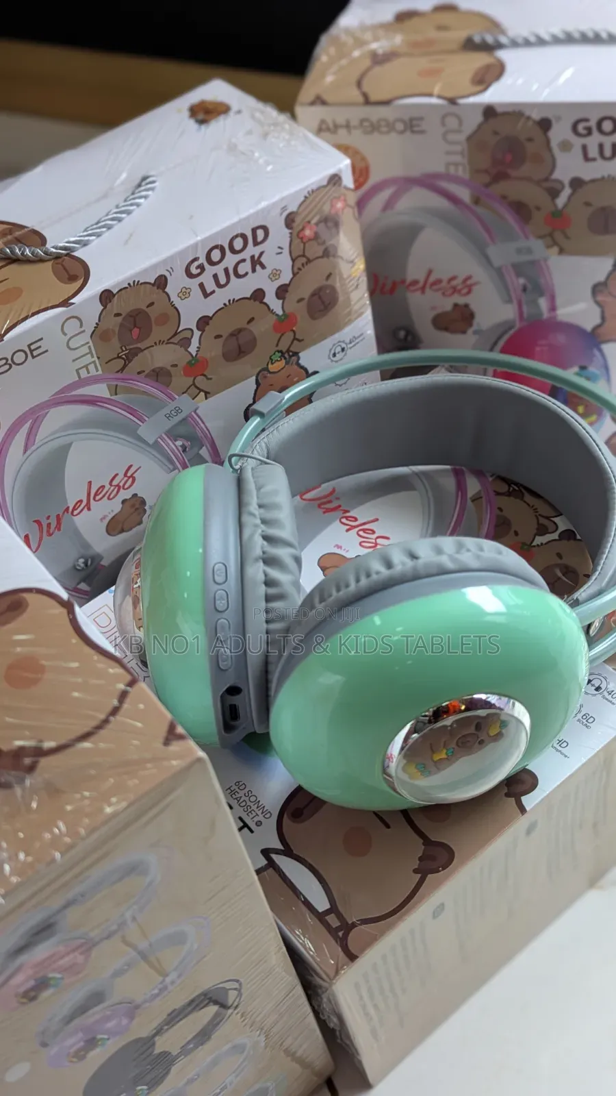 Wireless RGB Gaming Bluetooth Headset, Noise Reduction for Kids