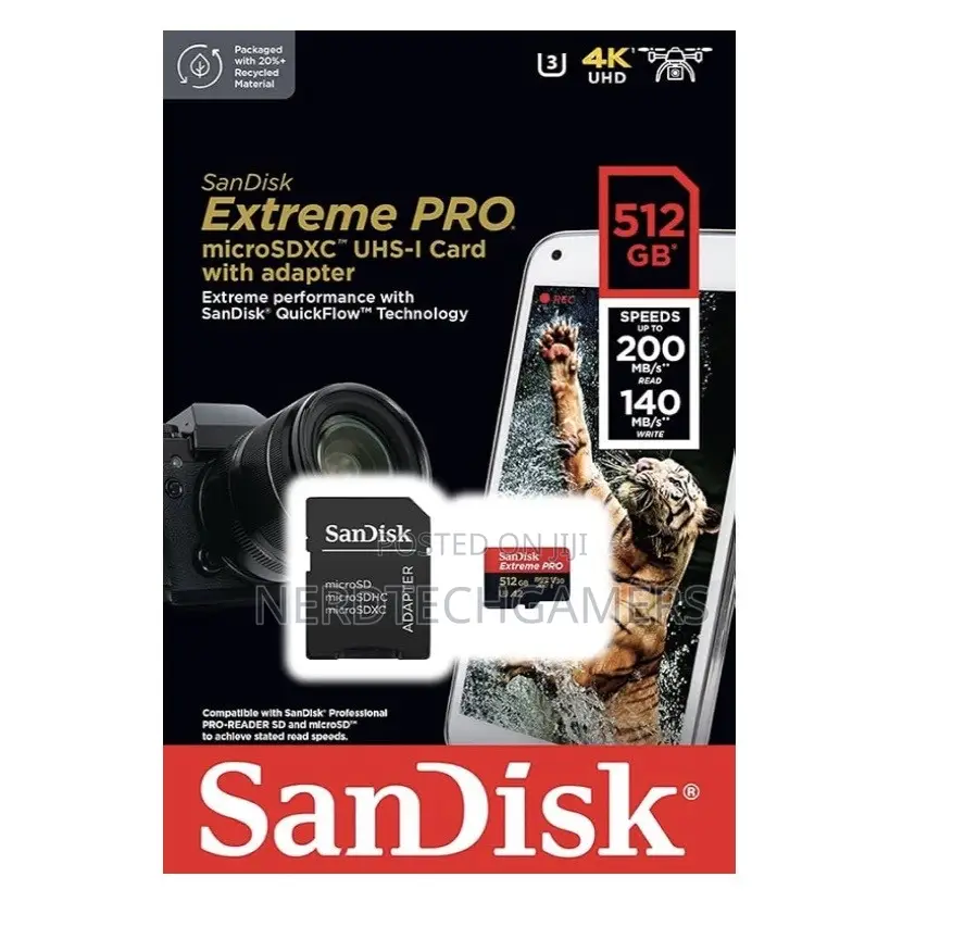 Sandisk Extreme Pro 512gig Micro Sd