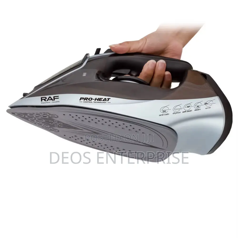 RAF Pro Heat Steam Iron 2200W Quick Wrinkle Away