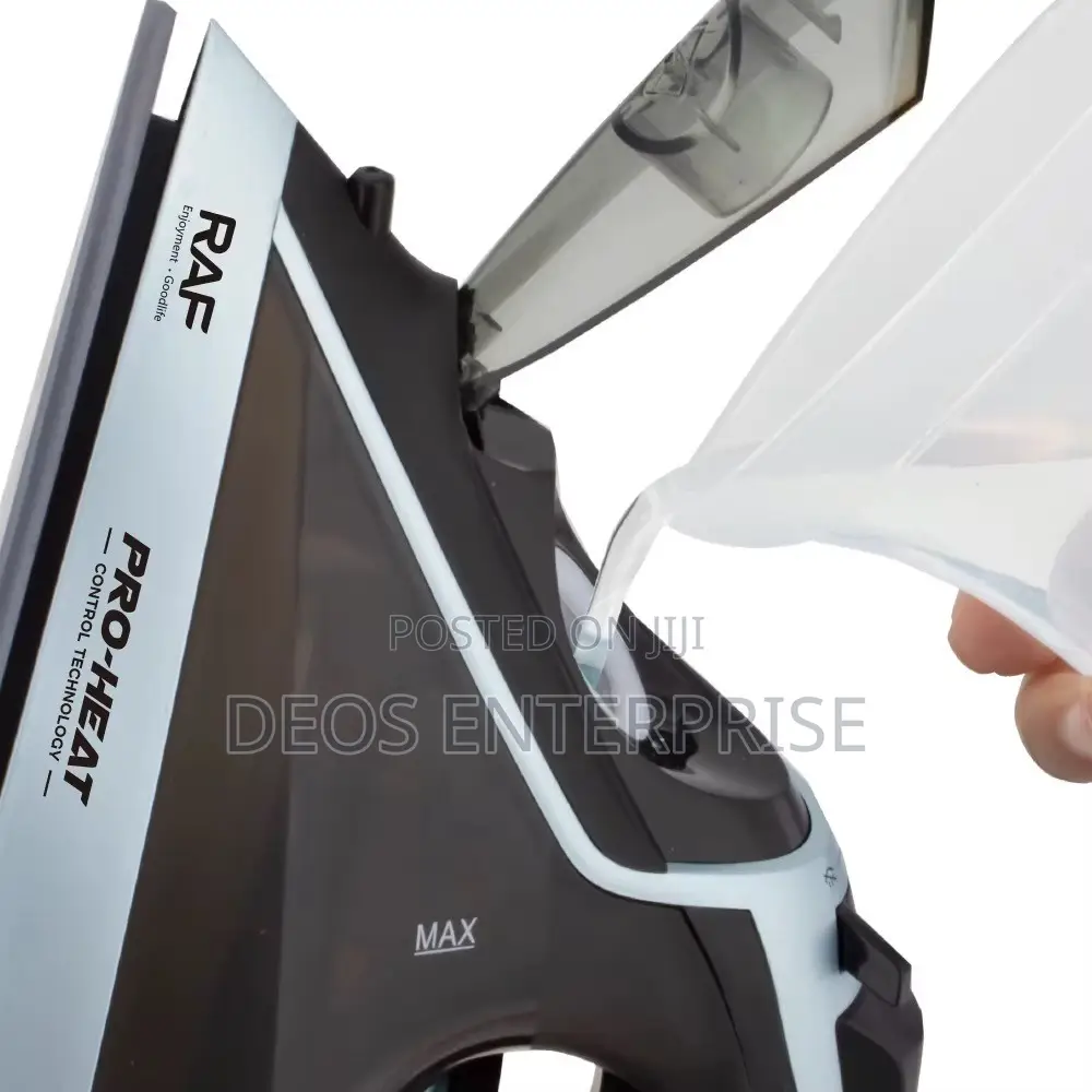 RAF Pro Heat Steam Iron 2200W Quick Wrinkle Away