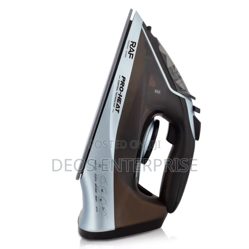 RAF Pro Heat Steam Iron 2200W Premium Steam Power