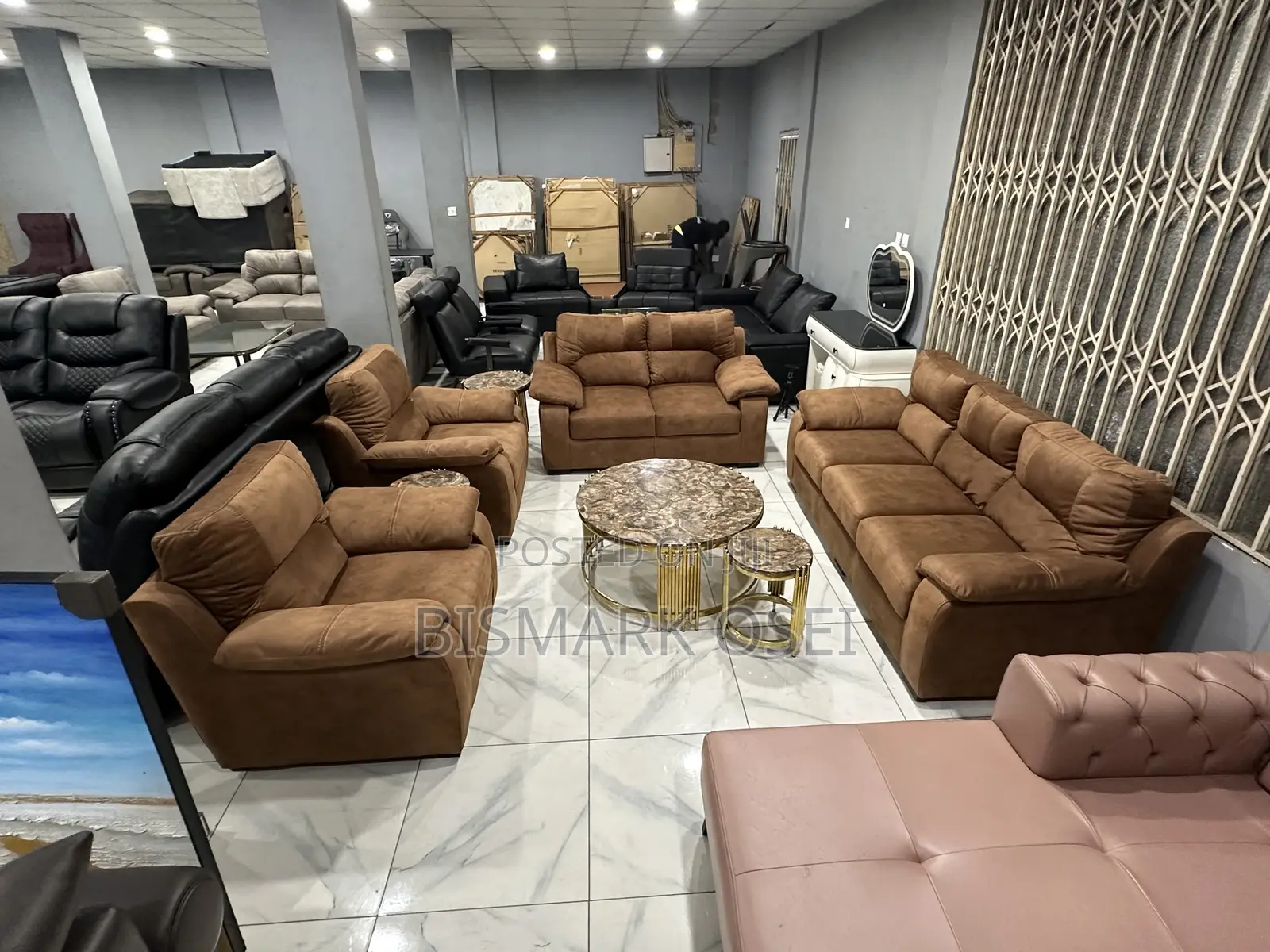 Comfortable Seven Seater Sofa Chair, Slightly Used, Very Comfortable