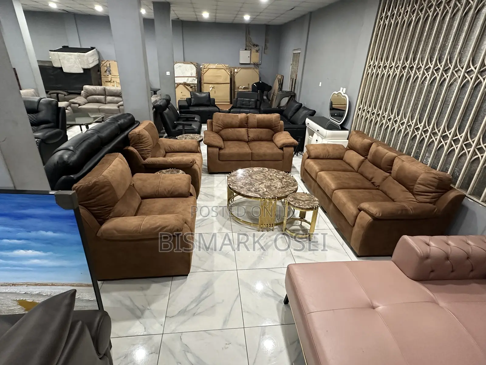 Comfortable Seven Seater Sofa Chair, Slightly Used, Very Comfortable