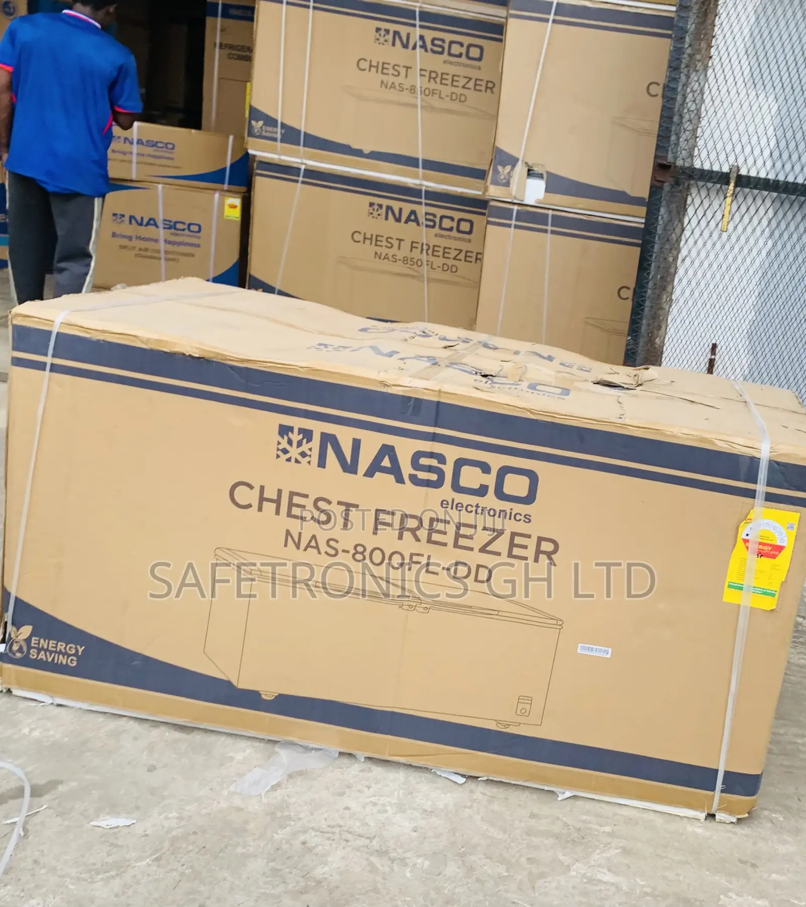 Essential Nasco 545 LTRS Double Door Chest Freezer – (NAS-800FL-DD)
