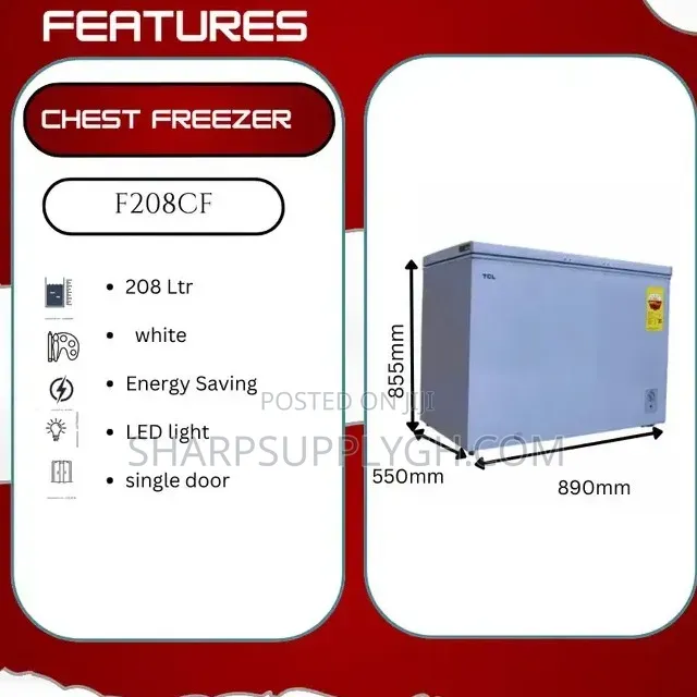 TCL 208l Chest Freezer