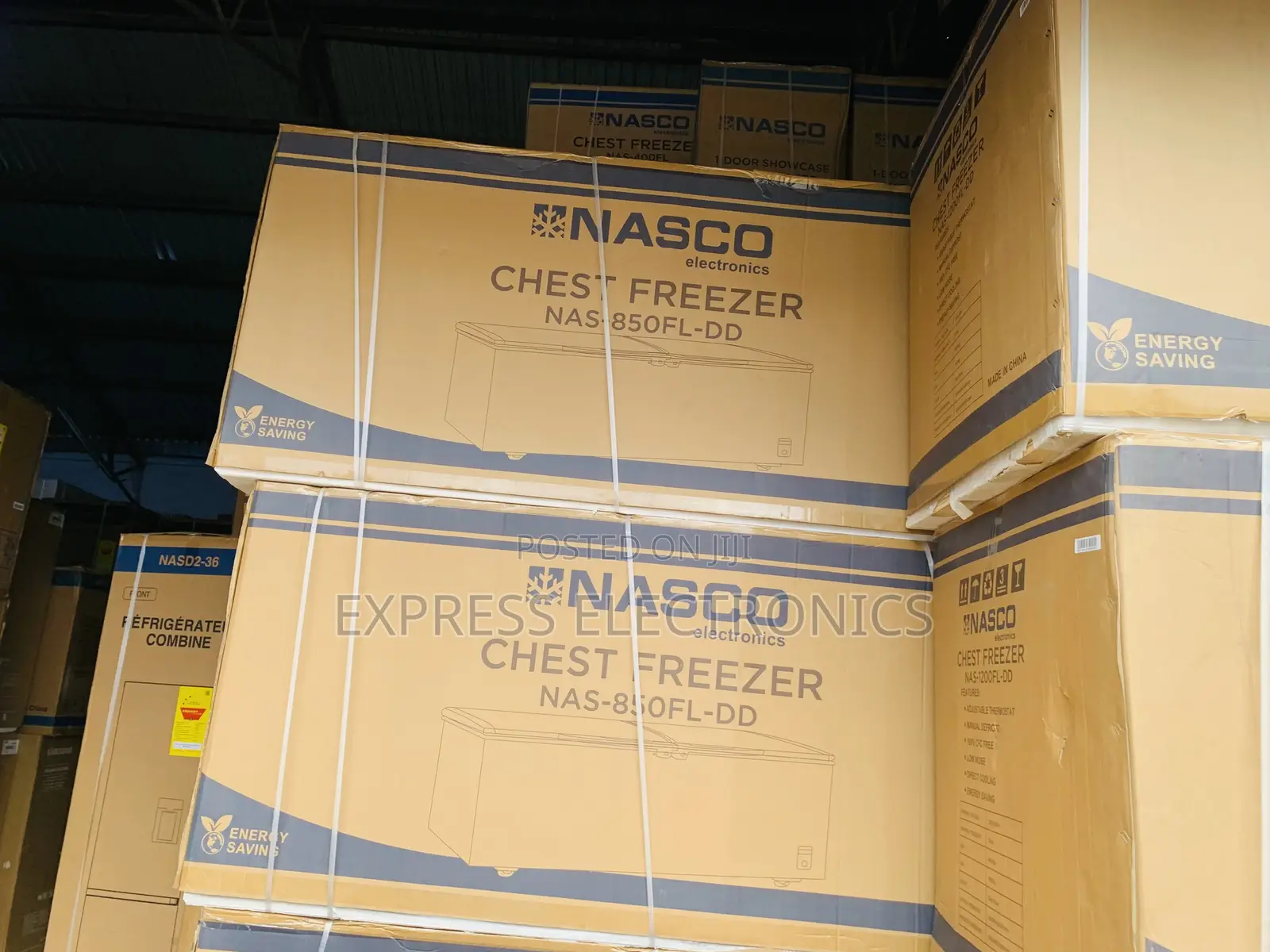 Limited Stock Nasco 600L 2-Star Double Door Lock Security NAS-850FL-DD