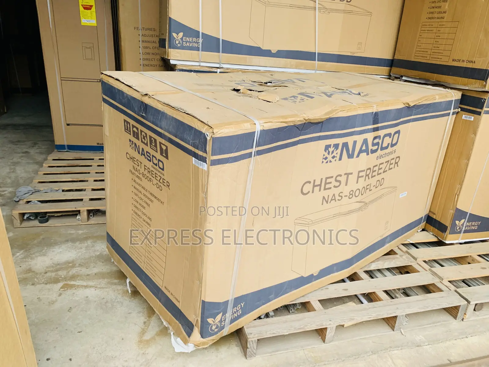Limited Nasco 545L Double Door Chest Freezer NAS-800FL-DD-S