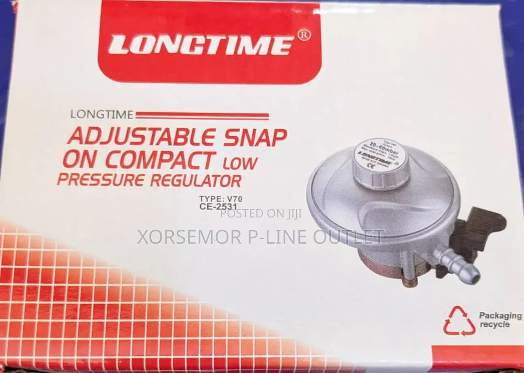 LPD Gas Cylinder Regulator With 2 Pipe Clips