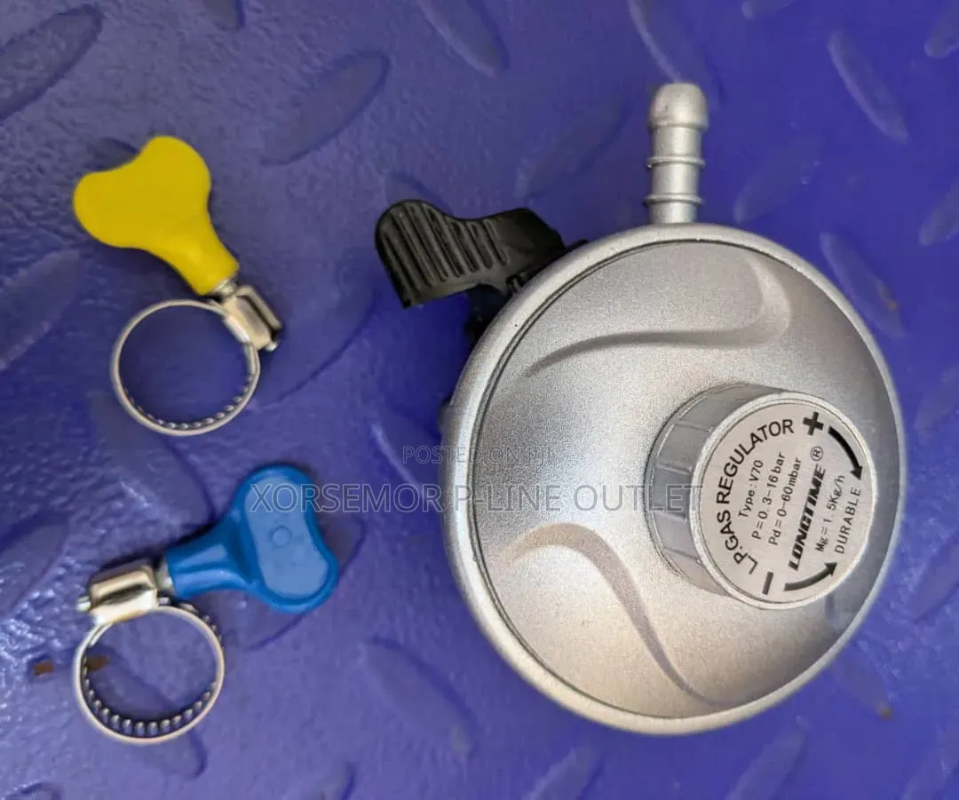 LPD Gas Cylinder Regulator With 2 Pipe Clips