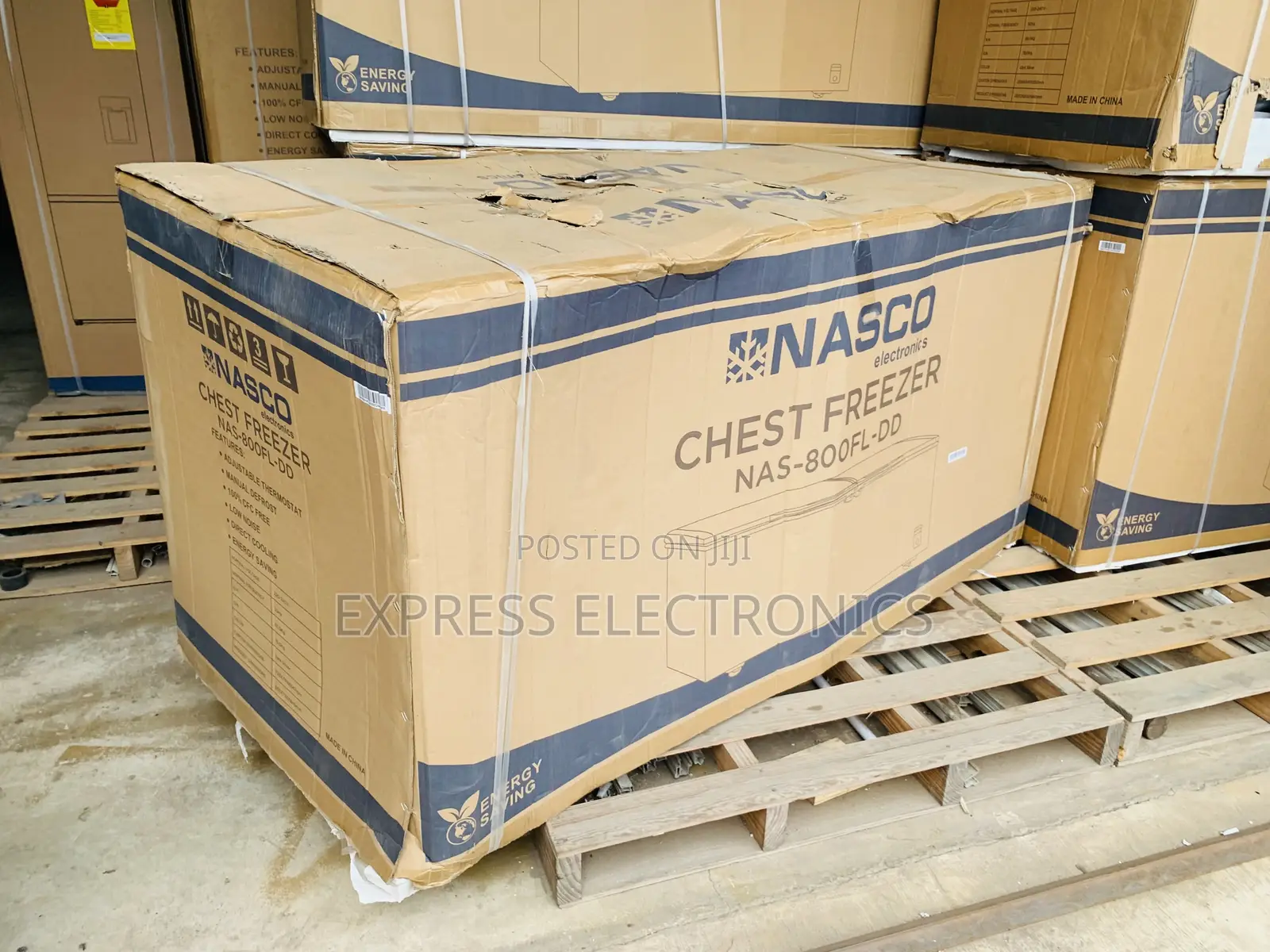 Hot 🥵 Deals Nasco 545L Double Door Chest Freezer NAS-800FL-DD-S