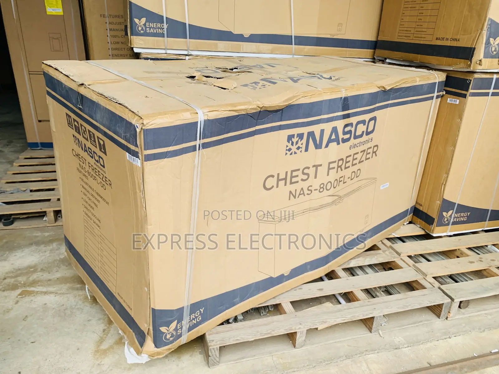 Hot 🥵 Deals Nasco 545L Double Door Chest Freezer NAS-800FL-DD-S