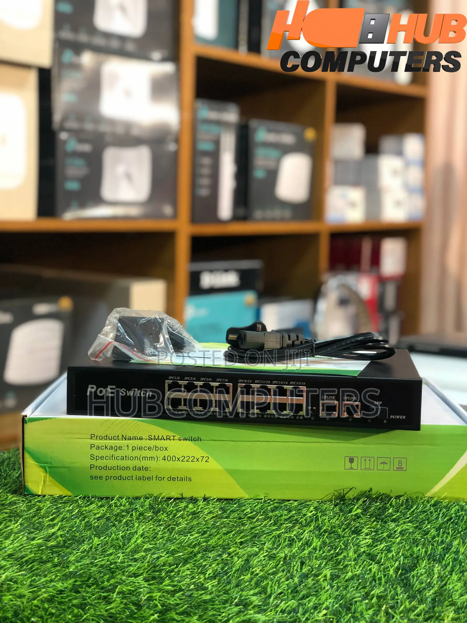Generic Standard 16 Port Gigabit Poe Switch + 2 Uplink + 1 SFP Port