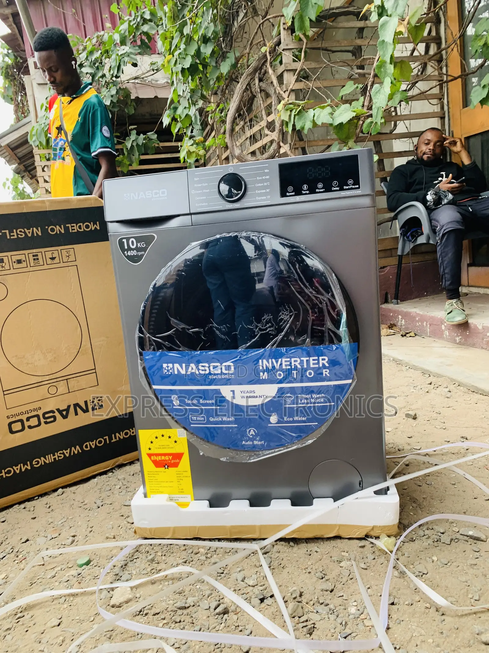 Text Us for Nasco 10KG Front Load Washing Machine (NASFL-JS10KG-S)