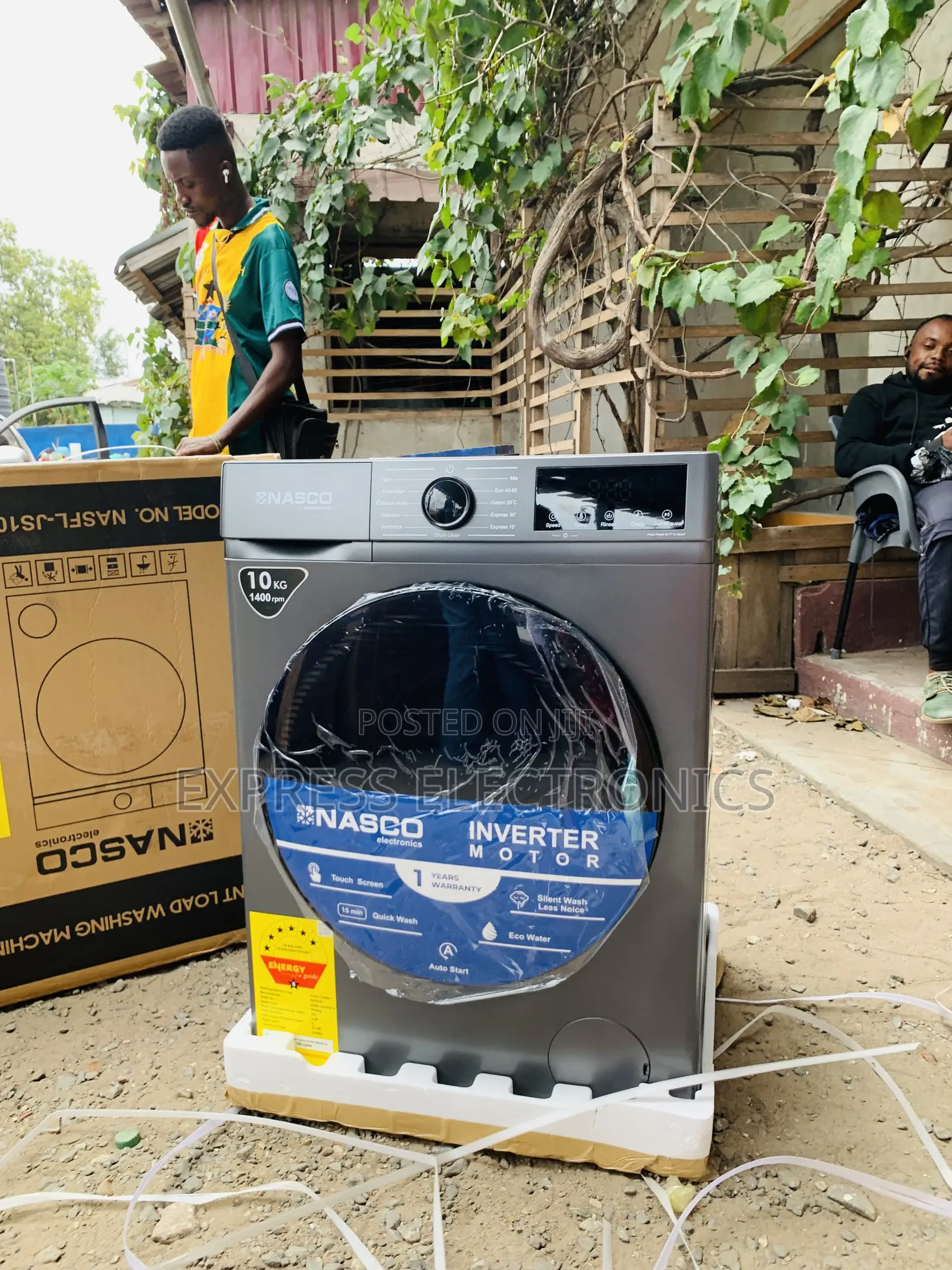 Text Us for Nasco 10KG Front Load Washing Machine (NASFL-JS10KG-S)