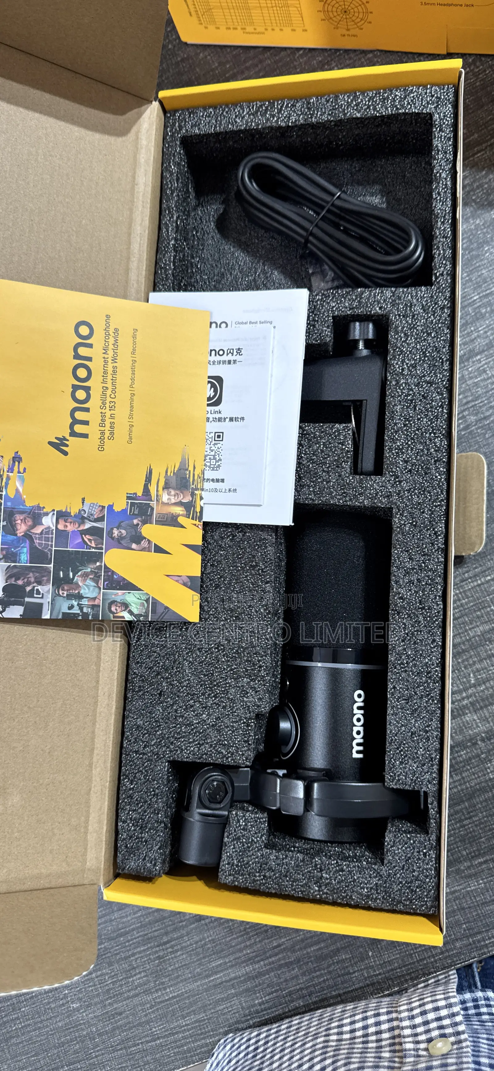 Maono PD200X USB/XLR Microphone With Boom Arm Bundle
