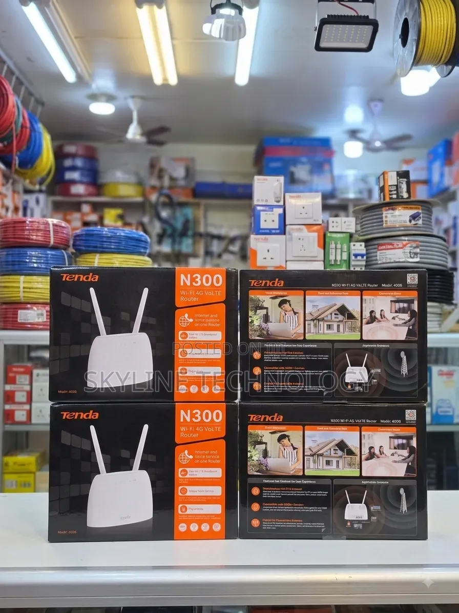 4G High Speed Tenda Universal Broadband Router.