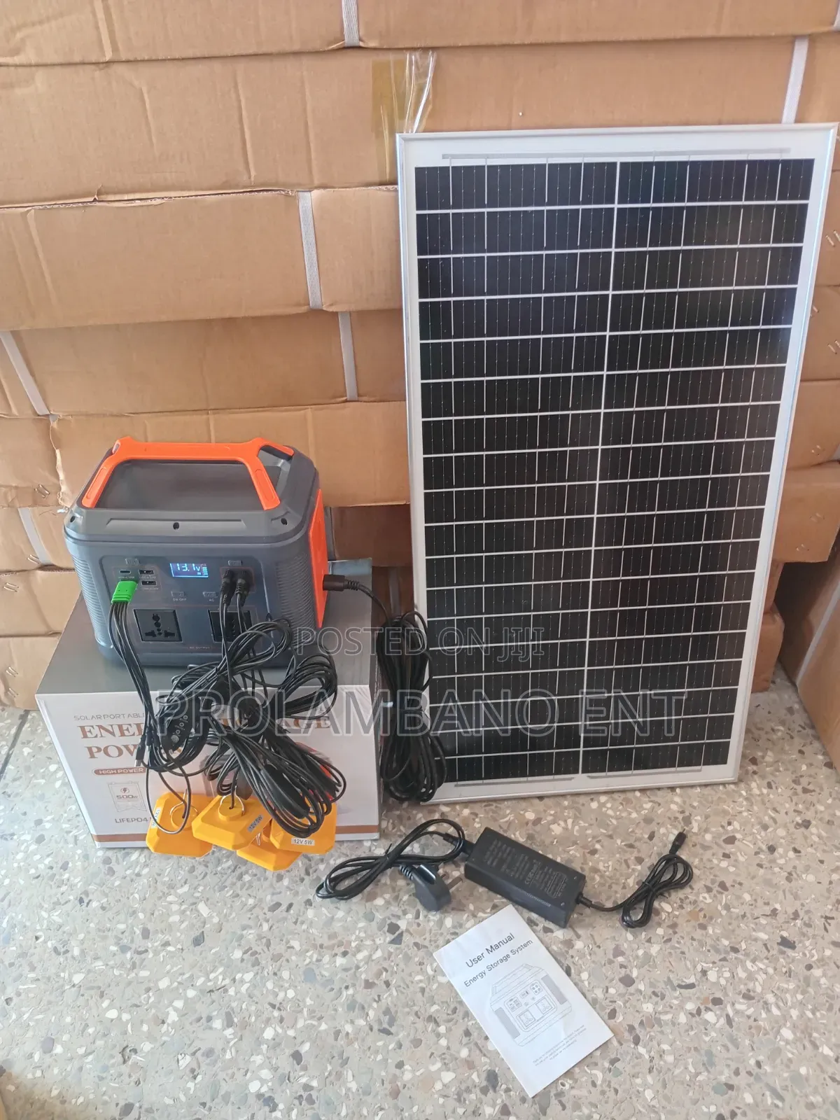 300w Multi Function Portable Power Station & Solar Panel