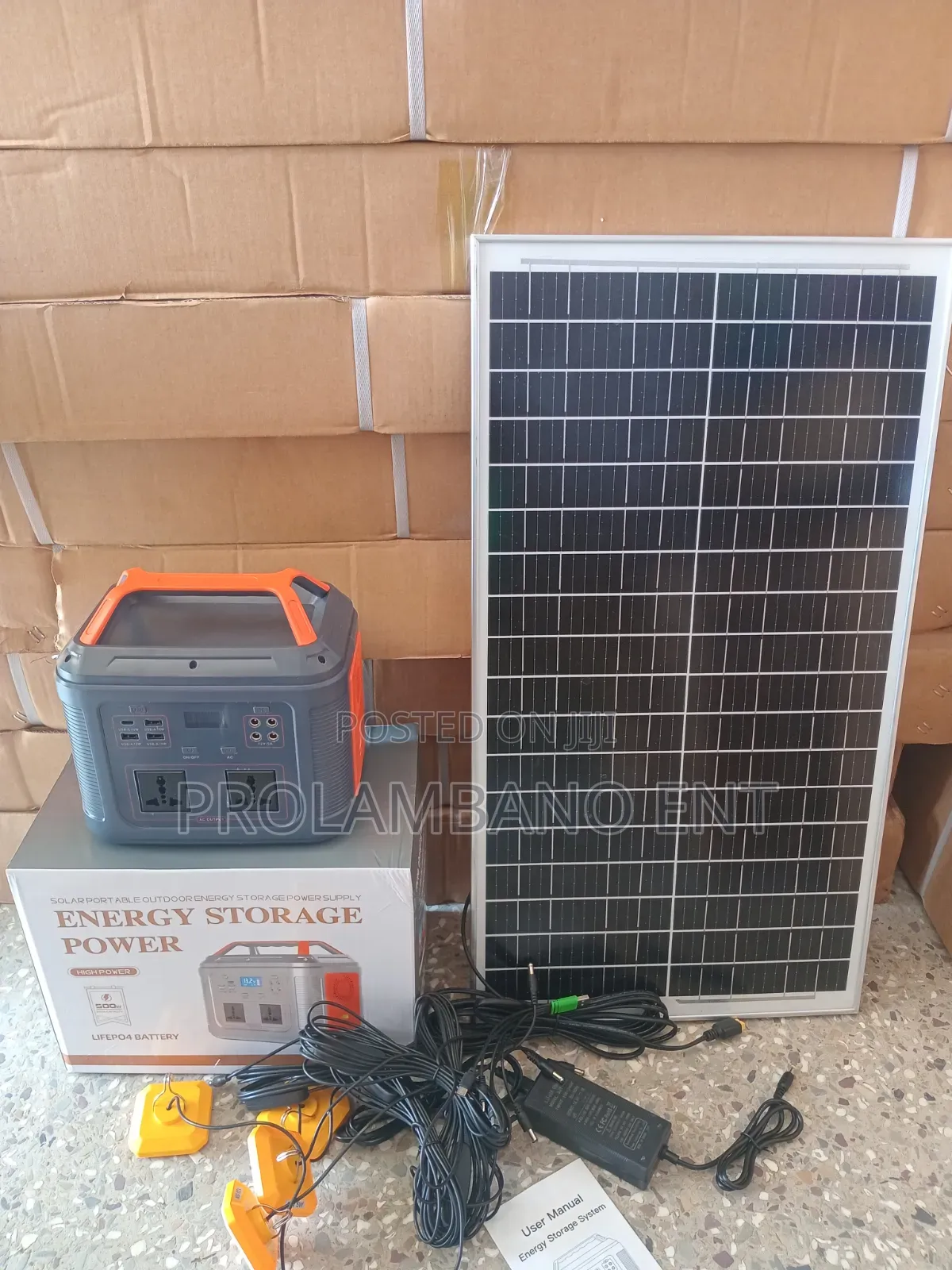 300w Multi Function Portable Power Station & Solar Panel