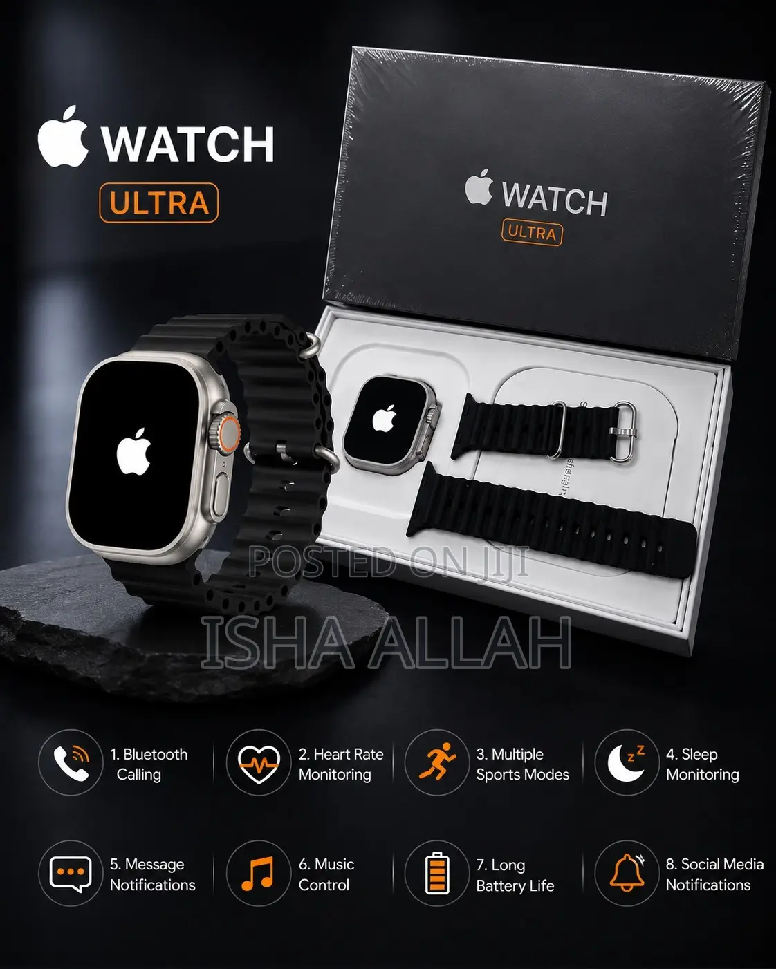 Ultra Apple Logo Watch