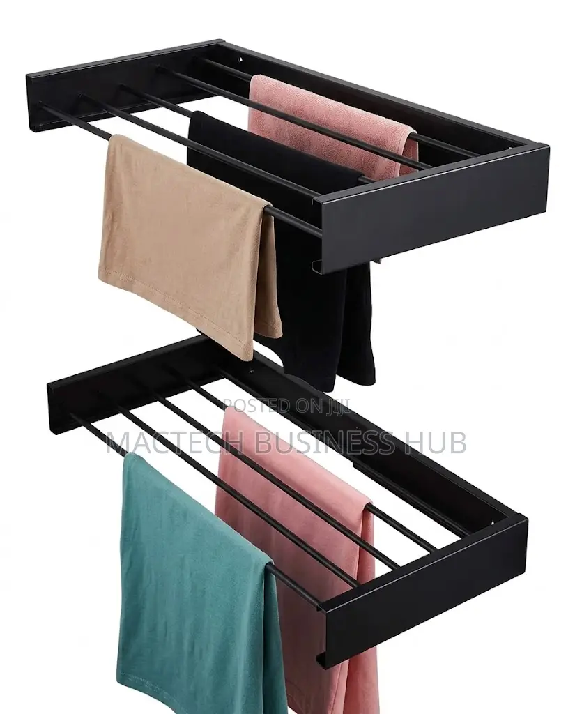 Wall-Mounted Collapsible Drying Rack