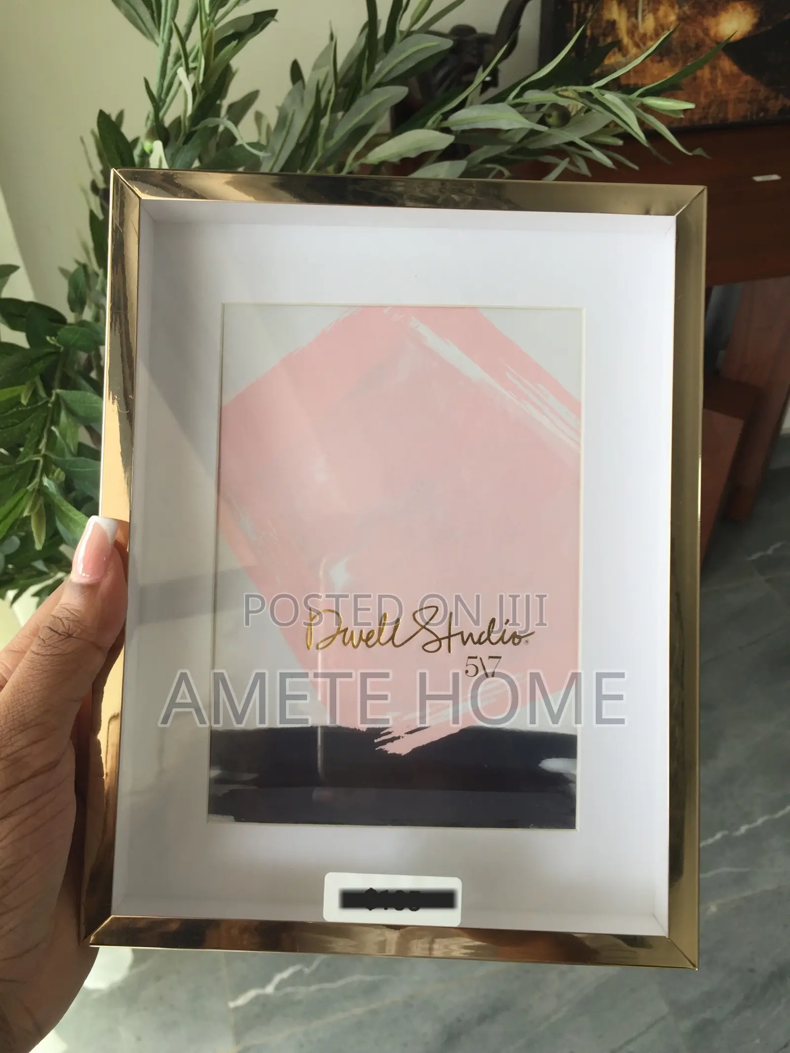 Gold Rimmed Picture Frame