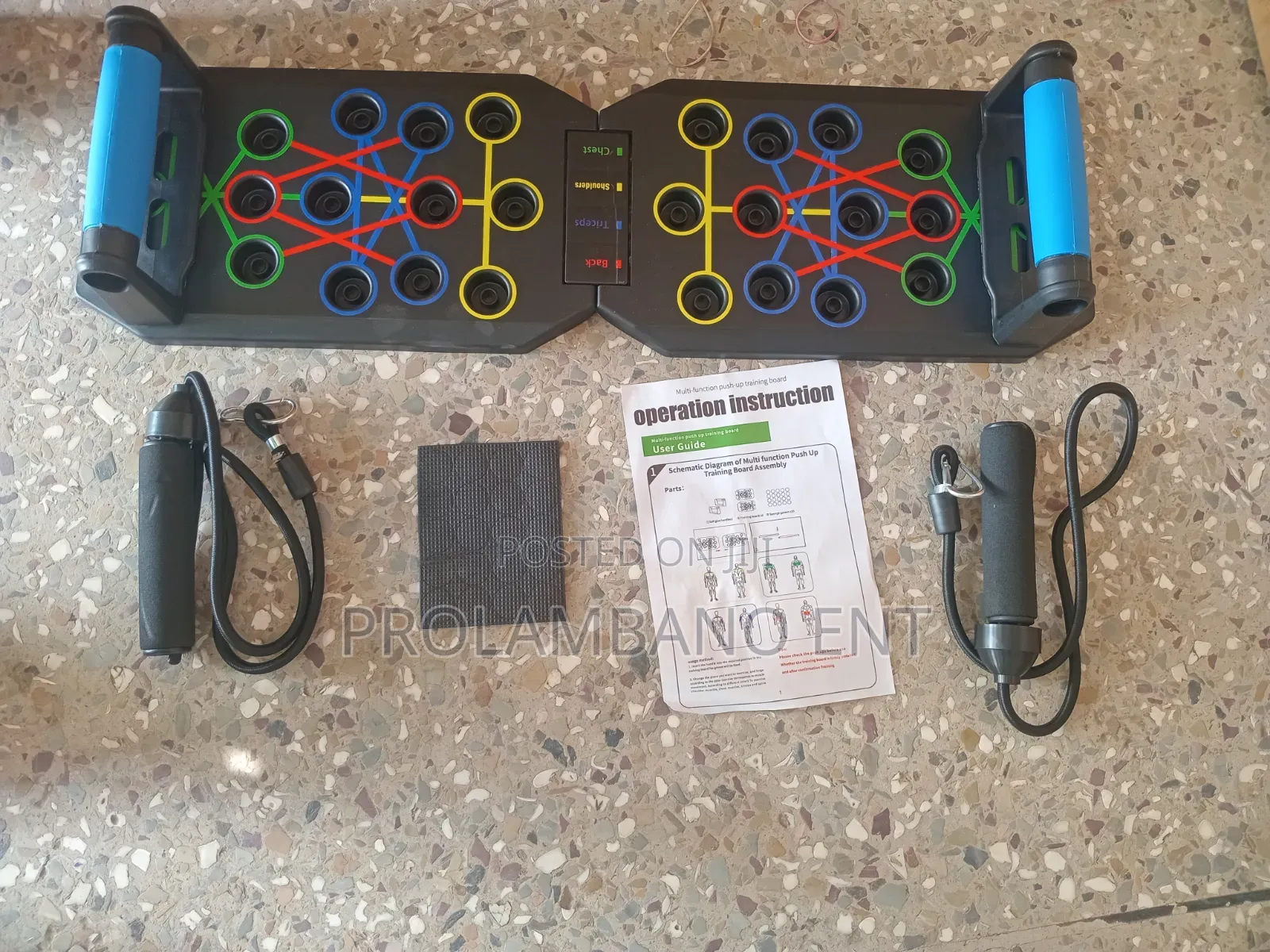 14in1  Multifunction Push-Up Board With Resistance Bands